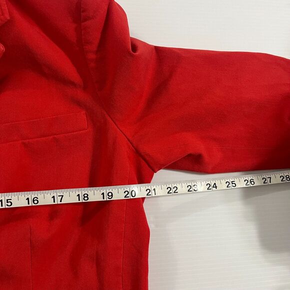 Lauren Ralph Lauren Black Label Blazer Jacket Womens Orange Cotton Blend Career - Picture 6 of 8